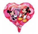 Mickey Mouse & Minnie Mouse Love. Balloons For Valentines Day By Post.