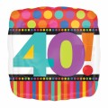 40th Birthday Balloons | Balloon By Post | Dots & Stripes 40